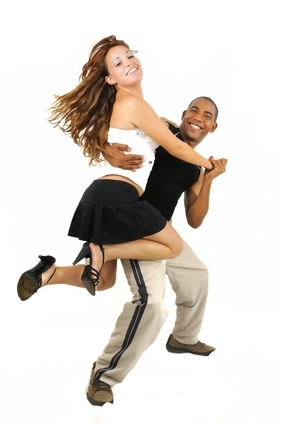 social ballroom dancing with a partner